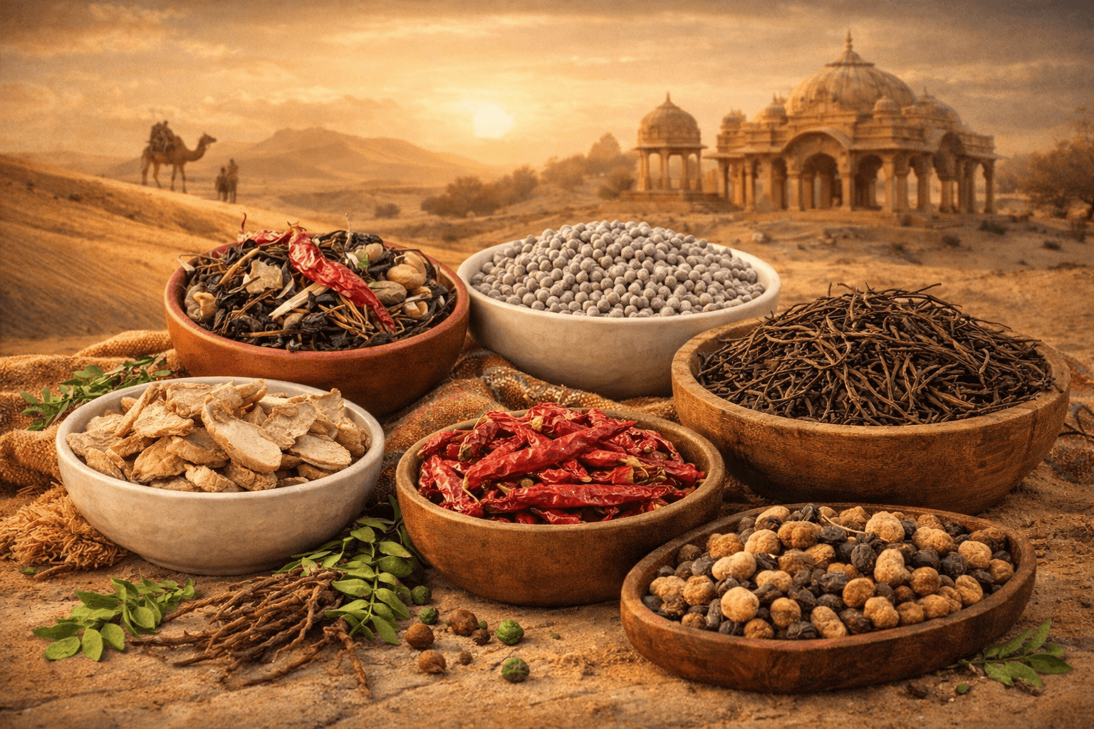 Traditional Rajasthani desert foods